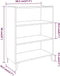 vidaXL - Dressoir - 69,5x32,5x90 - cm - bewerkt - hout - zwart