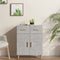 vidaXL - Dressoir - 69,5x34x89 - cm - bewerkt - hout - betongrijs