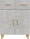 vidaXL - Dressoir - 69,5x34x89 - cm - bewerkt - hout - betongrijs