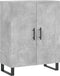 vidaXL - Dressoir - 69,5x34x90 - cm - bewerkt - hout - betongrijs