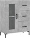 vidaXL - Dressoir - 69,5x34x90 - cm - bewerkt - hout - betongrijs