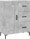 vidaXL - Dressoir - 69,5x34x90 - cm - bewerkt - hout - betongrijs