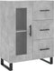 vidaXL - Dressoir - 69,5x34x90 - cm - bewerkt - hout - betongrijs