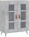 vidaXL - Dressoir - 69,5x34x90 - cm - bewerkt - hout - betongrijs