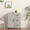 vidaXL - Dressoir - 69,5x34x90 - cm - bewerkt - hout - betongrijs