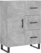 vidaXL - Dressoir - 69,5x34x90 - cm - bewerkt - hout - betongrijs