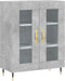 vidaXL - Dressoir - 69,5x34x90 - cm - bewerkt - hout - betongrijs