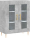 vidaXL - Dressoir - 69,5x34x90 - cm - bewerkt - hout - betongrijs