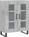 vidaXL - Dressoir - 69,5x34x90 - cm - bewerkt - hout - betongrijs