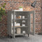 vidaXL - Dressoir - 69,5x34x90 - cm - bewerkt - hout - betongrijs