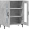 vidaXL - Dressoir - 69,5x34x90 - cm - bewerkt - hout - betongrijs