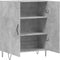 vidaXL - Dressoir - 69,5x34x90 - cm - bewerkt - hout - betongrijs