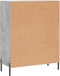 vidaXL - Dressoir - 69,5x34x90 - cm - bewerkt - hout - betongrijs