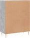 vidaXL - Dressoir - 69,5x34x90 - cm - bewerkt - hout - betongrijs
