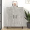 vidaXL - Dressoir - 69,5x34x90 - cm - bewerkt - hout - betongrijs