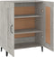 vidaXL - Dressoir - 69,5x34x90 - cm - bewerkt - hout - betongrijs