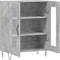 vidaXL - Dressoir - 69,5x34x90 - cm - bewerkt - hout - betongrijs