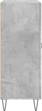 vidaXL - Dressoir - 69,5x34x90 - cm - bewerkt - hout - betongrijs