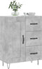 vidaXL - Dressoir - 69,5x34x90 - cm - bewerkt - hout - betongrijs