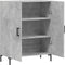 vidaXL - Dressoir - 69,5x34x90 - cm - bewerkt - hout - betongrijs