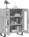 vidaXL - Dressoir - 69,5x34x90 - cm - bewerkt - hout - betongrijs