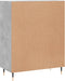 vidaXL - Dressoir - 69,5x34x90 - cm - bewerkt - hout - betongrijs