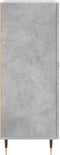 vidaXL - Dressoir - 69,5x34x90 - cm - bewerkt - hout - betongrijs
