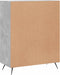 vidaXL - Dressoir - 69,5x34x90 - cm - bewerkt - hout - betongrijs
