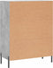 vidaXL - Dressoir - 69,5x34x90 - cm - bewerkt - hout - betongrijs