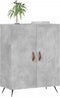 vidaXL - Dressoir - 69,5x34x90 - cm - bewerkt - hout - betongrijs