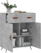 vidaXL - Dressoir - 69,5x34x90 - cm - bewerkt - hout - betongrijs