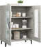 vidaXL - Dressoir - 69,5x34x90 - cm - bewerkt - hout - betongrijs