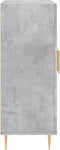 vidaXL - Dressoir - 69,5x34x90 - cm - bewerkt - hout - betongrijs