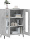 vidaXL - Dressoir - 69,5x34x90 - cm - bewerkt - hout - betongrijs