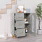vidaXL - Dressoir - 69,5x34x90 - cm - bewerkt - hout - betongrijs
