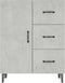 vidaXL - Dressoir - 69,5x34x90 - cm - bewerkt - hout - betongrijs