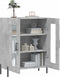 vidaXL - Dressoir - 69,5x34x90 - cm - bewerkt - hout - betongrijs
