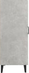 vidaXL - Dressoir - 69,5x34x90 - cm - bewerkt - hout - betongrijs
