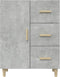 vidaXL - Dressoir - 69,5x34x90 - cm - bewerkt - hout - betongrijs