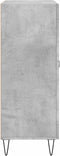 vidaXL - Dressoir - 69,5x34x90 - cm - bewerkt - hout - betongrijs