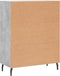 vidaXL - Dressoir - 69,5x34x90 - cm - bewerkt - hout - betongrijs