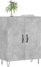 vidaXL - Dressoir - 69,5x34x90 - cm - bewerkt - hout - betongrijs