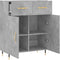 vidaXL - Dressoir - 69,5x34x90 - cm - bewerkt - hout - betongrijs