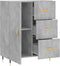 vidaXL - Dressoir - 69,5x34x90 - cm - bewerkt - hout - betongrijs