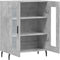 vidaXL - Dressoir - 69,5x34x90 - cm - bewerkt - hout - betongrijs