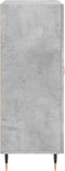 vidaXL - Dressoir - 69,5x34x90 - cm - bewerkt - hout - betongrijs