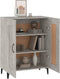 vidaXL - Dressoir - 69,5x34x90 - cm - bewerkt - hout - betongrijs