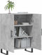 vidaXL - Dressoir - 69,5x34x90 - cm - bewerkt - hout - betongrijs