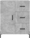 vidaXL - Dressoir - 69,5x34x90 - cm - bewerkt - hout - betongrijs
