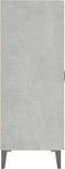 vidaXL - Dressoir - 69,5x34x90 - cm - bewerkt - hout - betongrijs